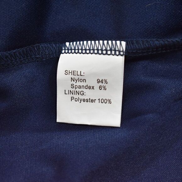 Zapaka HIgh Neck Dress Size X-Large Color Navy Blue Gently‎ Used Condition - Picture 4 of 4